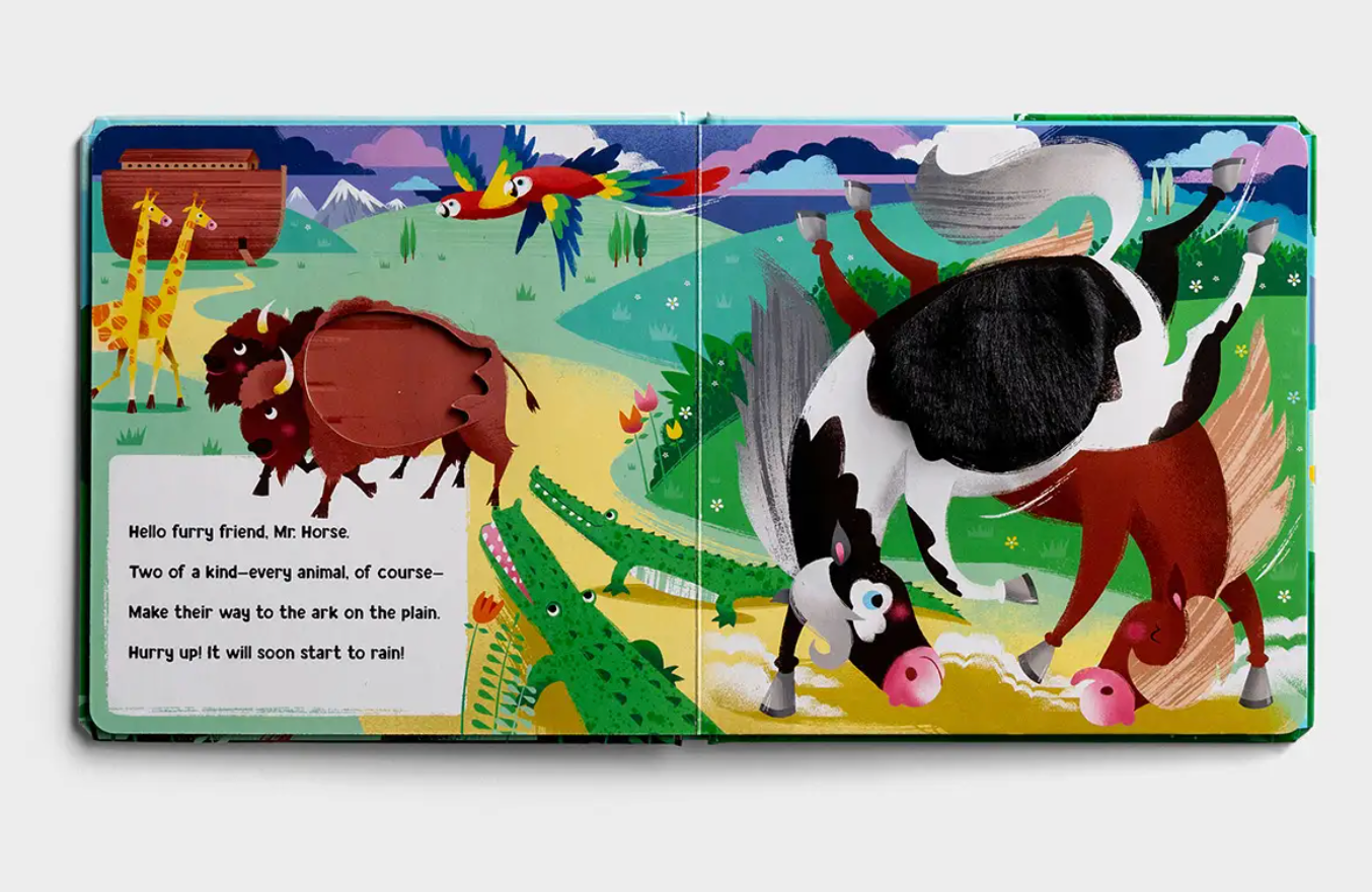 Noah's Ark Touch and Feel Book