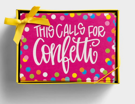 Calls for Confetti Blank Card Set