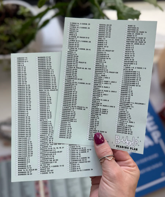 Bible Reading Plan Checklist