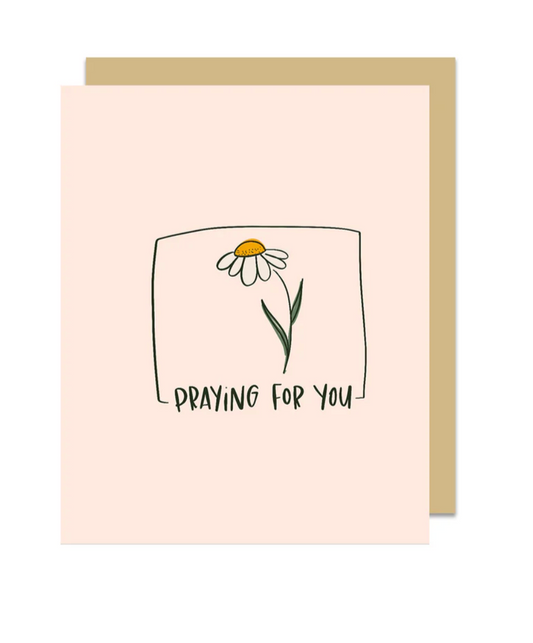 Praying For You Greeting Card