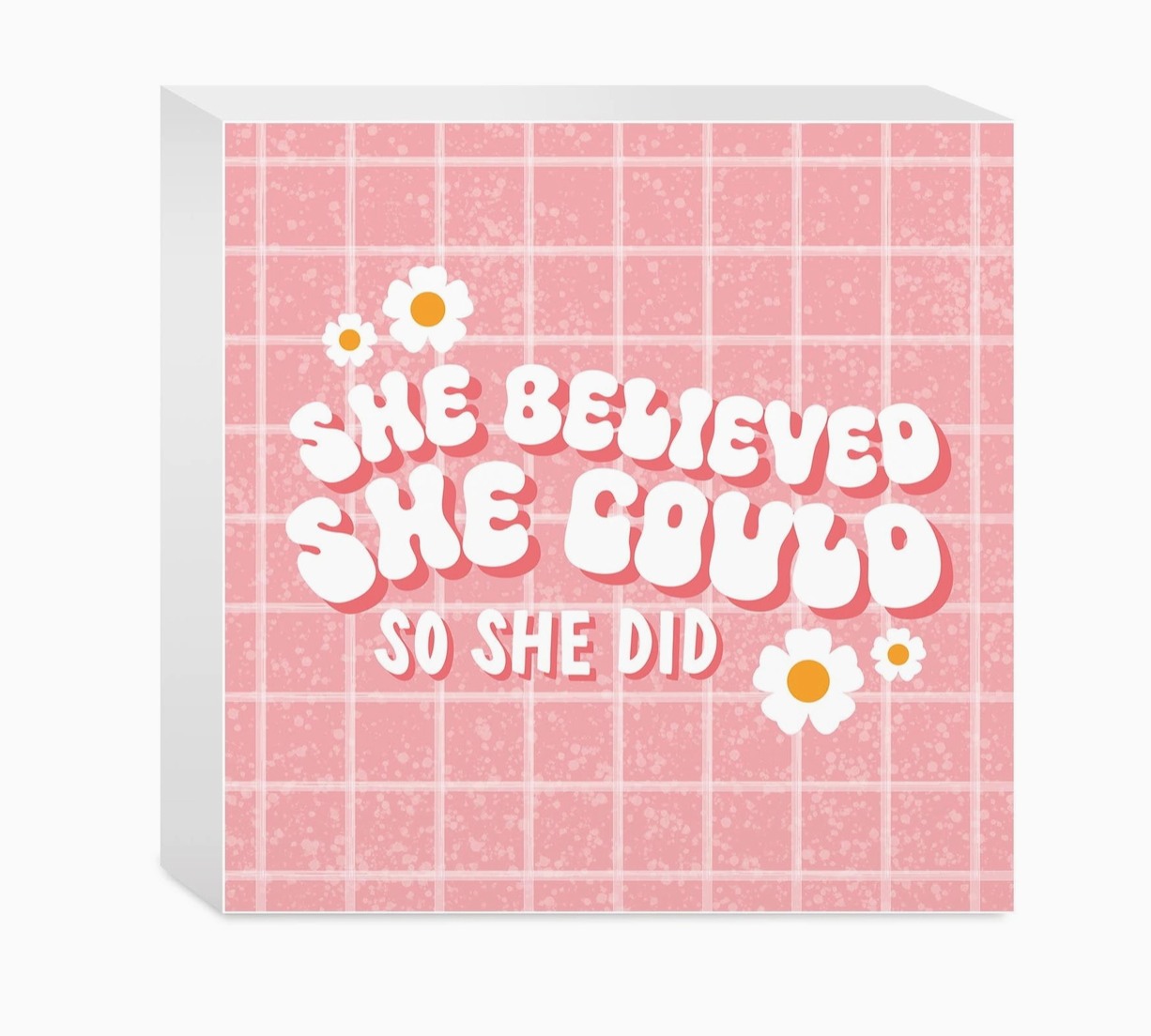 She Believed She Could Block