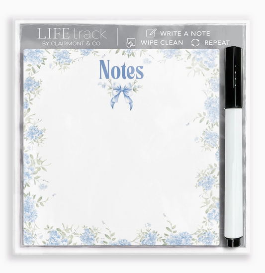 Chinoiserie Notes Dry Erase Board