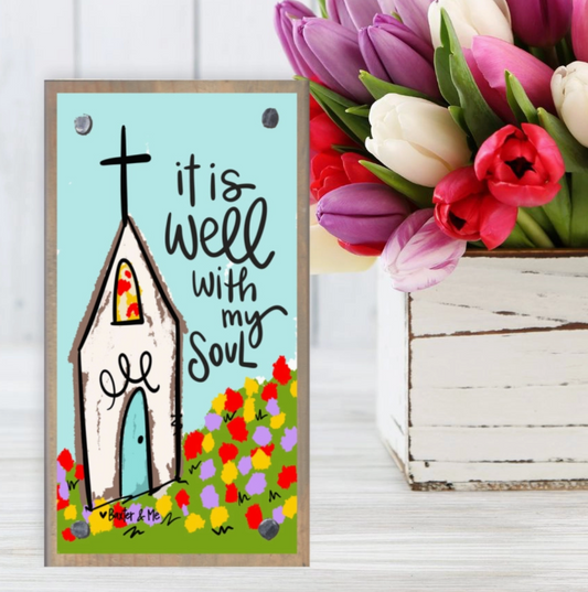 It Is Well Church Happy Block