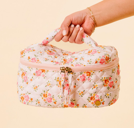 Glam & Go Quilted Cosmetic Bag