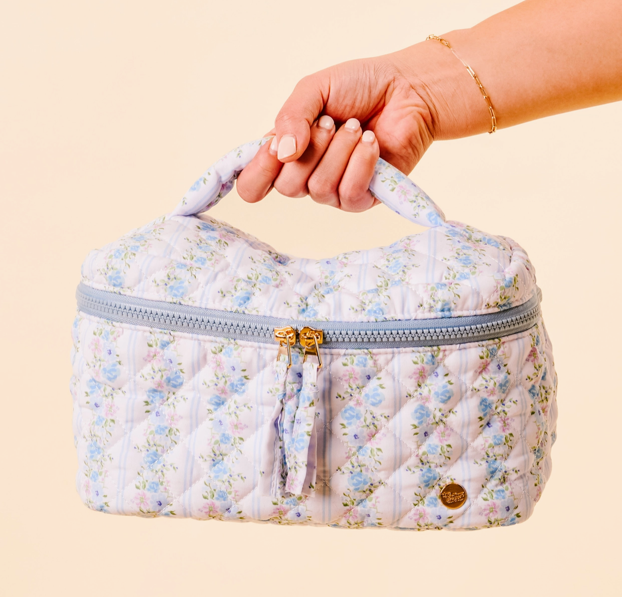 Glam & Go Quilted Cosmetic Bag