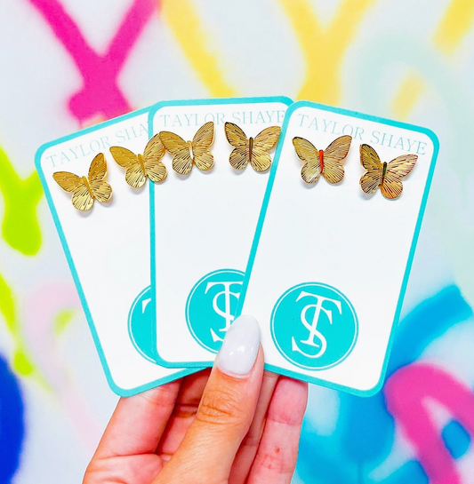 Blake Butterfly Studs