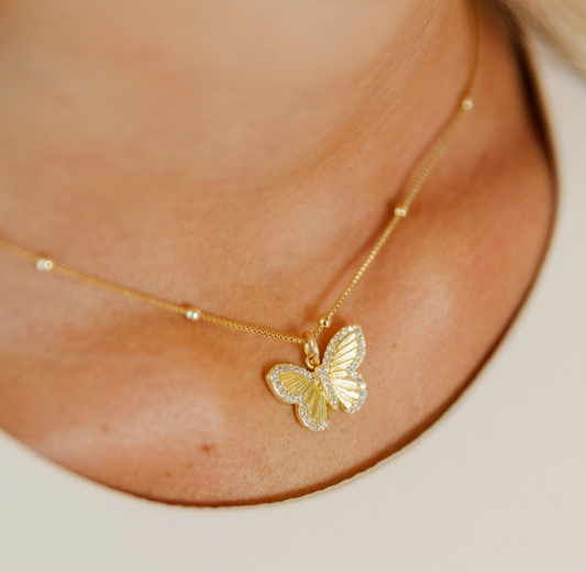 Laura Butterfly Necklace