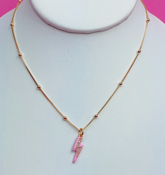 Lou Lightning Necklace