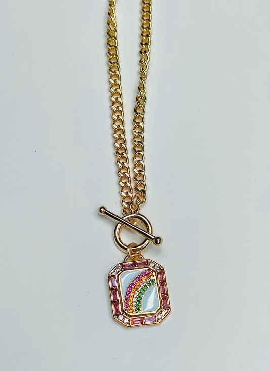 Lucky Charm Toggle Necklace