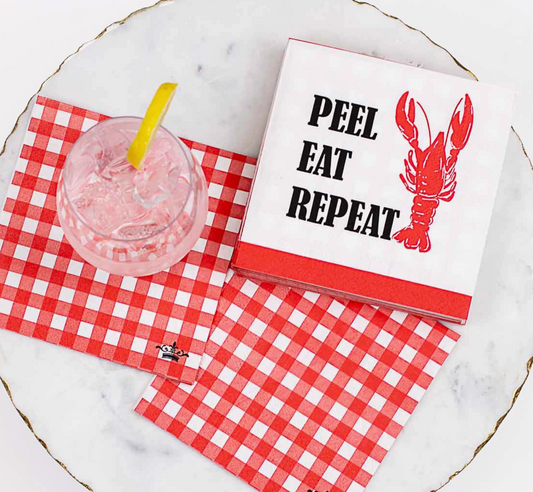 Peel Eat Repeat Cocktail Napkins