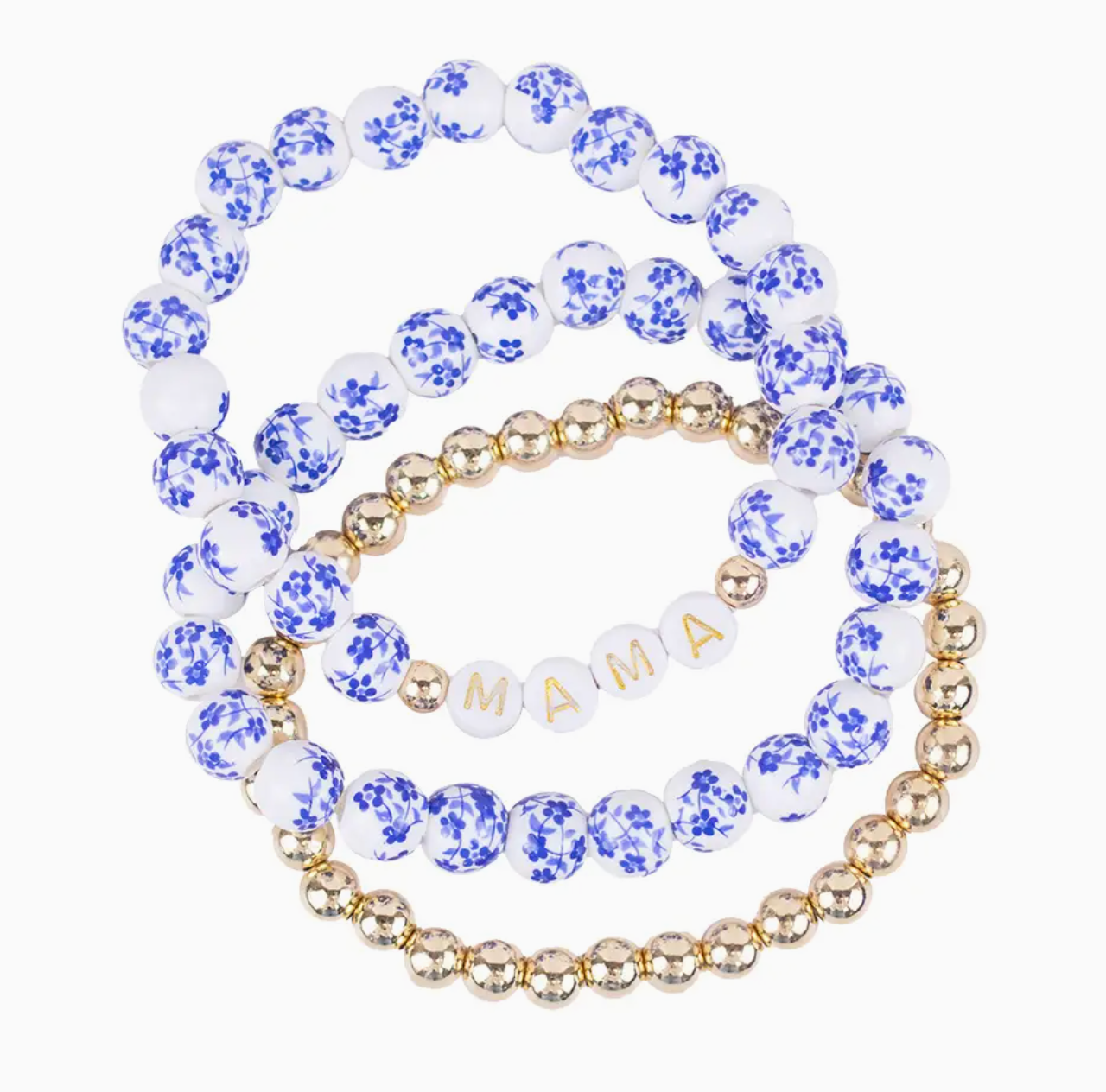 Mama Bead Bracelet Stack