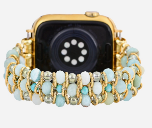 Amazonite Dream Braided Apple Watch Strap