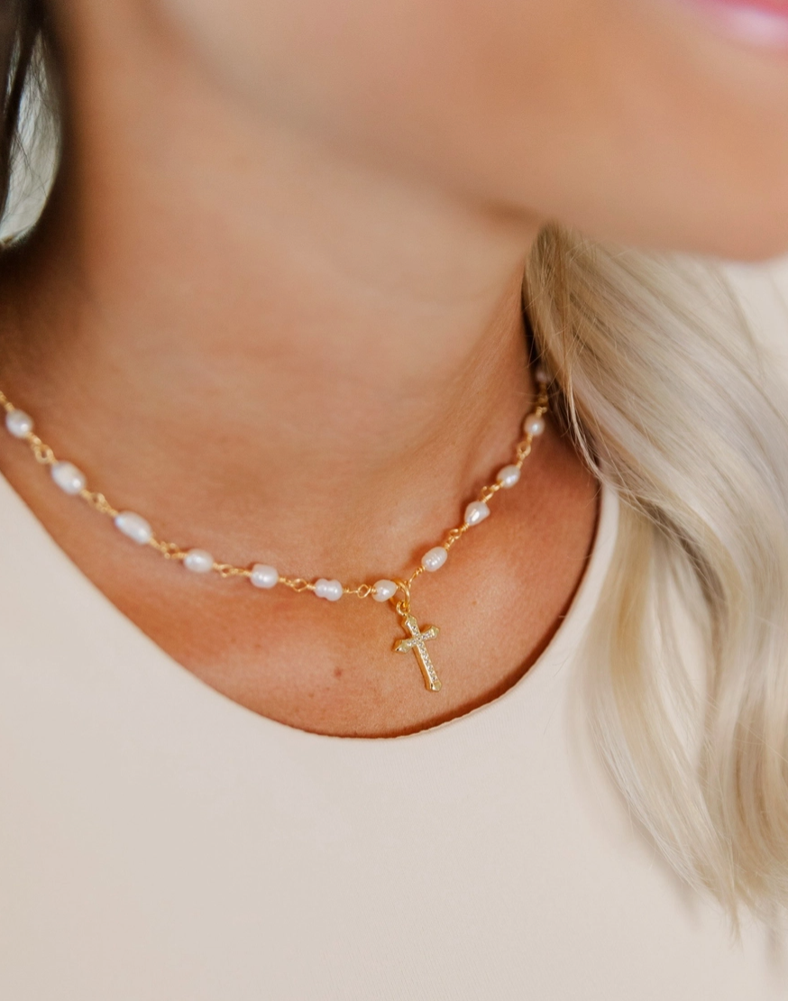 Jacee Cross Necklace