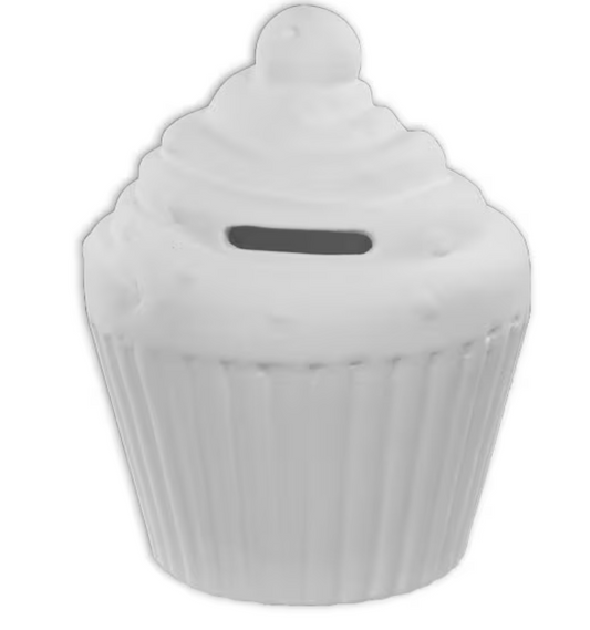 Ceramic Cupcake Bank
