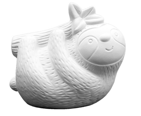 Ceramic Sloth Bank
