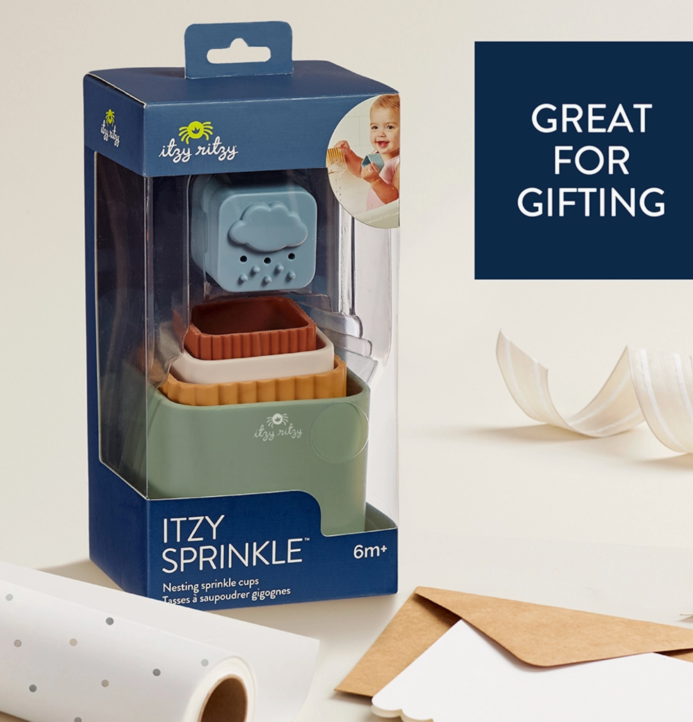Itzy Sprinkle Bath Nesting Cups