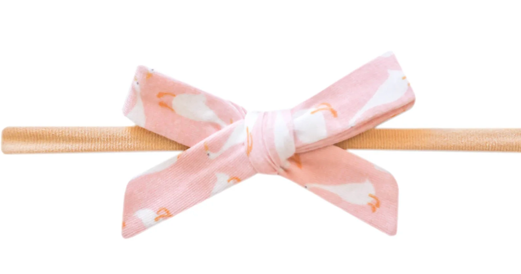 Copper Pearl Nylon Bow