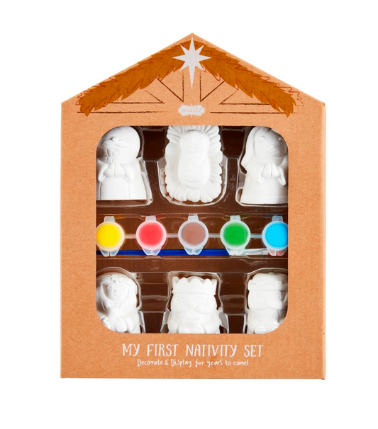 MT Paint Your Own Nativity Set