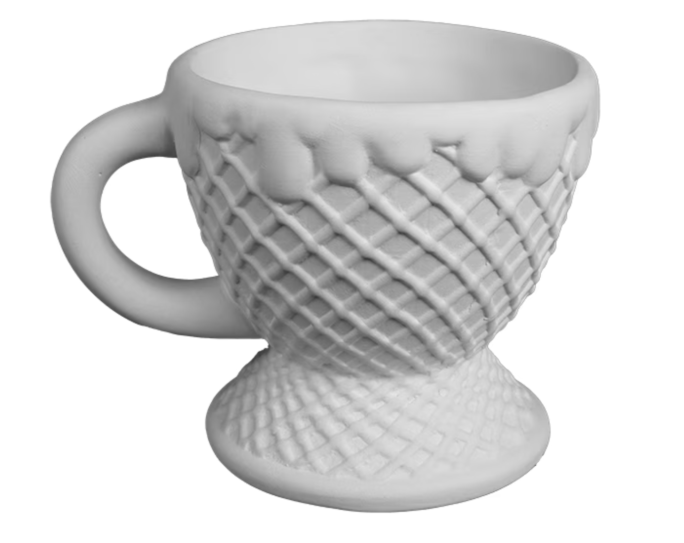 Ceramic Waffle Cone Mug