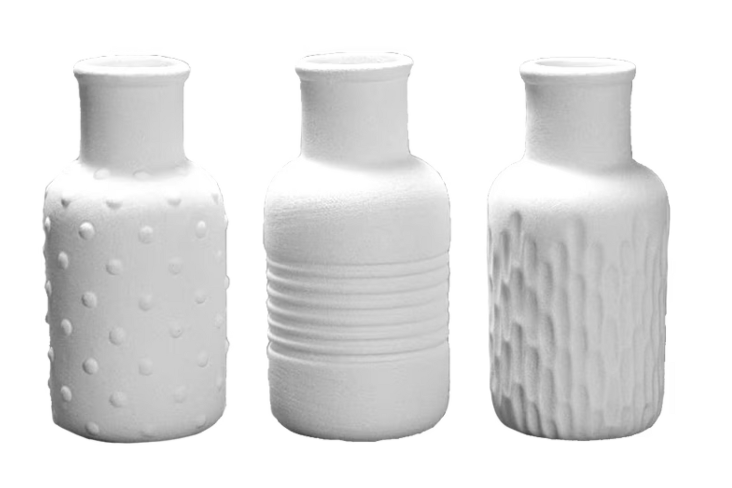 Ceramic Textured Bud Vase