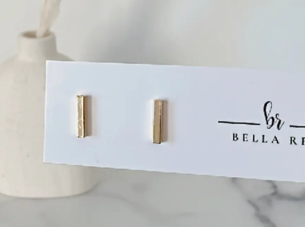 The Maisy 18k Gold Plated Stud Earrings