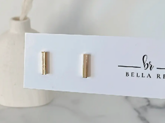 The Maisy 18k Gold Plated Stud Earrings