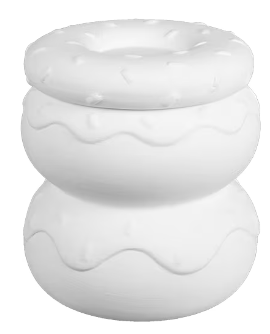 Ceramic Double Donut Box