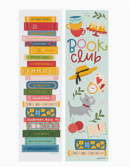 Books Themed Bookmark Set