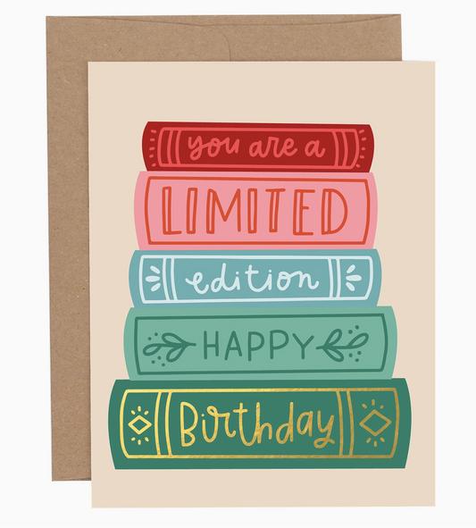 Limited Edition Birthday Greeting Card