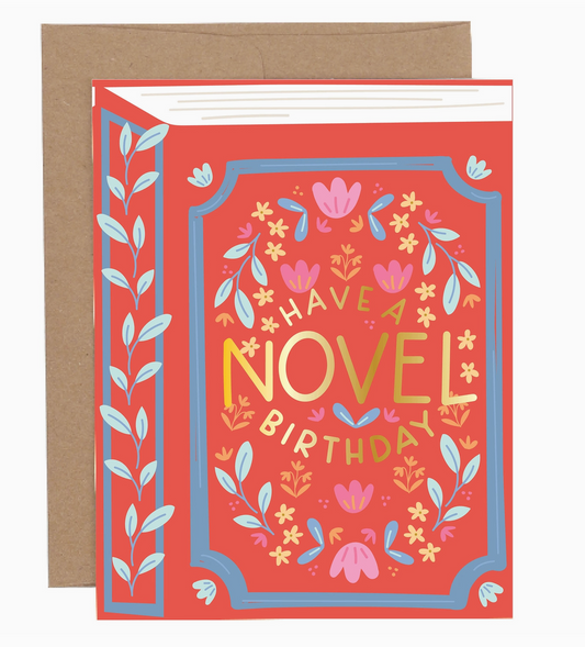 Have A Novel Birthday Greeting Card