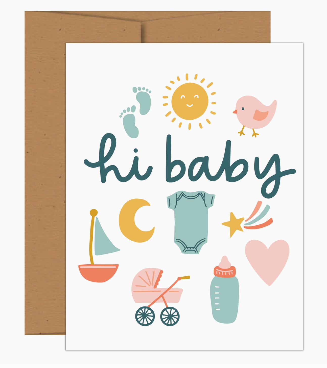 Hi Baby Greeting Card