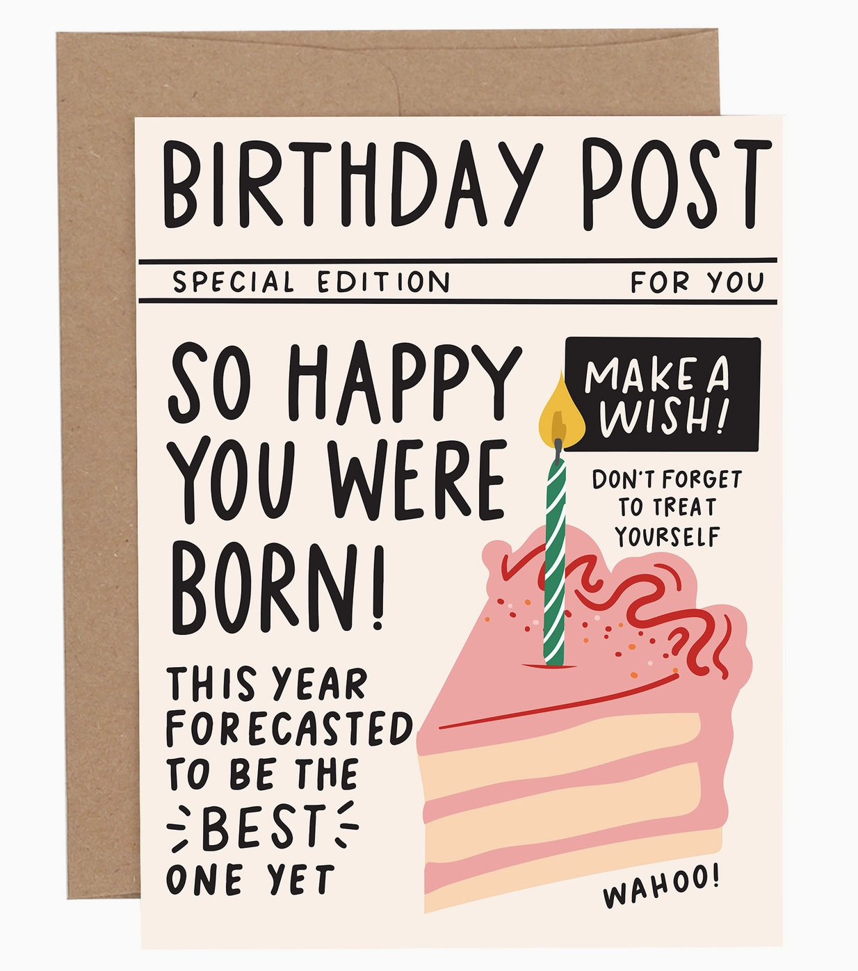 Birthday Post Greeting Card