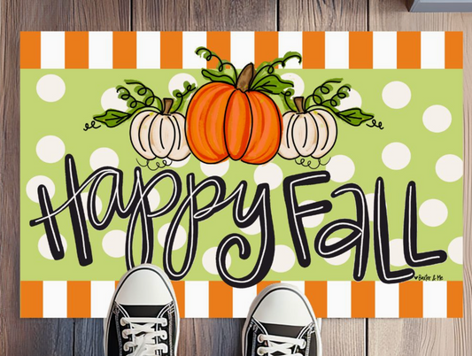 Pumpkins All Around Rug Floormat