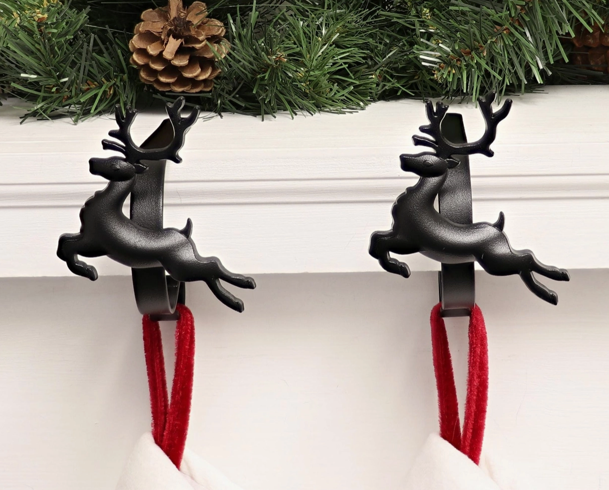 MT Stocking Holder with Reindeer Icons