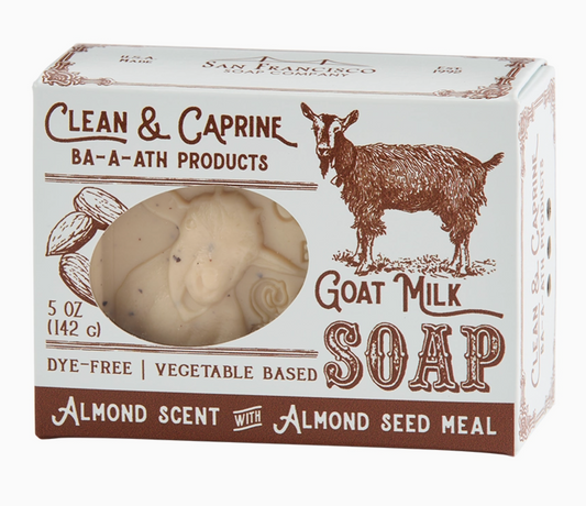 Almond Goat Milk 5oz Pressed Bar Soap