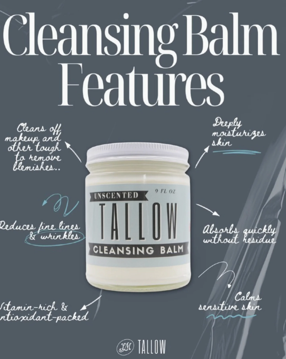 All-Natural Cleansing & Moisturizing Balm