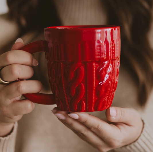 Red Sweater Coffee Mug
