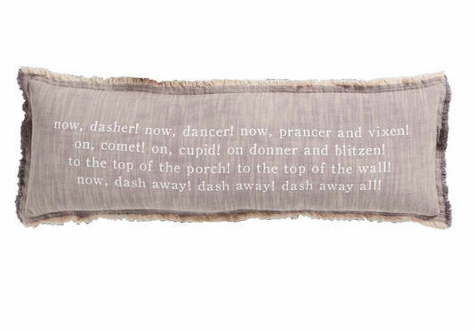 Poems Christmas Long Pillow