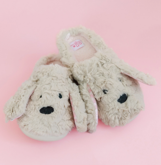 Puppy Love Plush Slippers