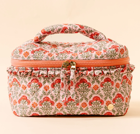 Glam & Go Quilted Cosmetic Bag