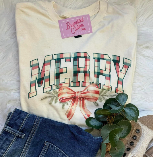 Merry Bow Tee