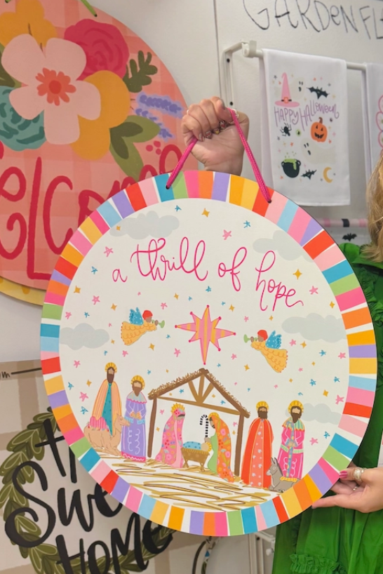 Thrill of Hope Door Hanger