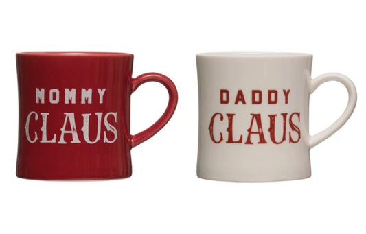 MT Claus Stoneware Mugs