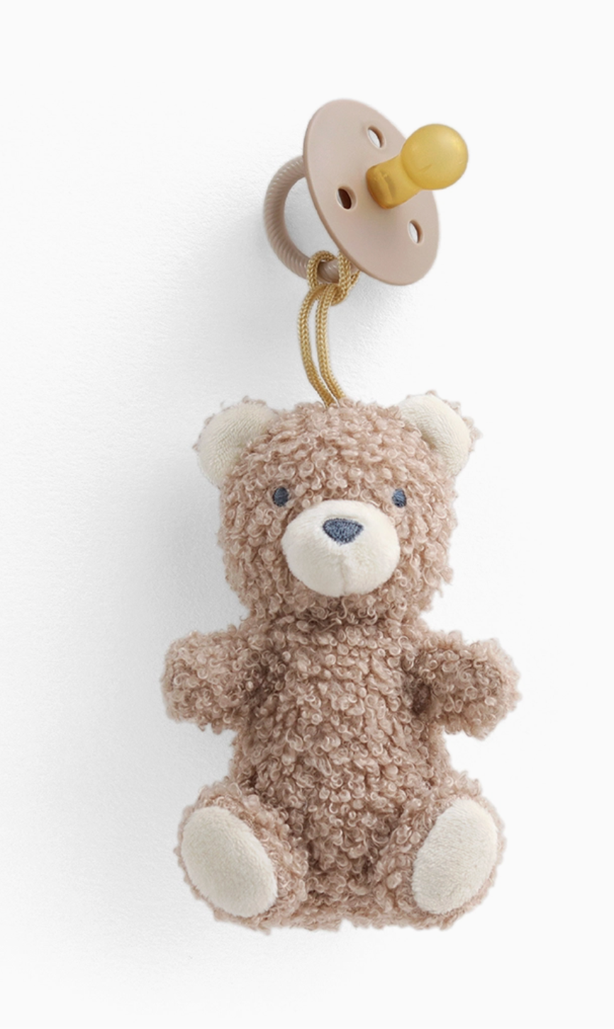 Bitzy Pal Rubber Pacifier Plush