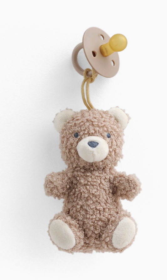 Bitzy Pal Rubber Pacifier Plush