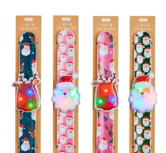 MT Christmas Light-Up Slap Bracelet