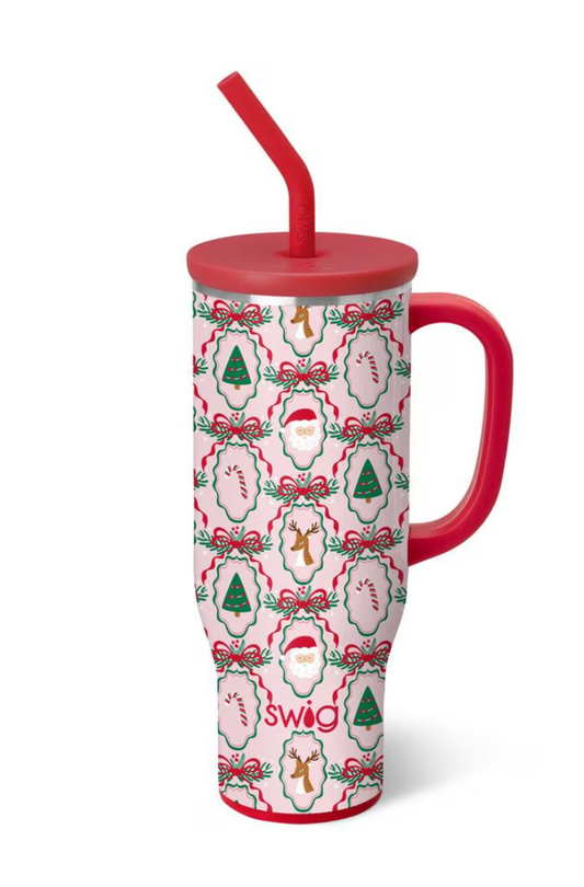 Christmas Cameos Mega Mug 30oz