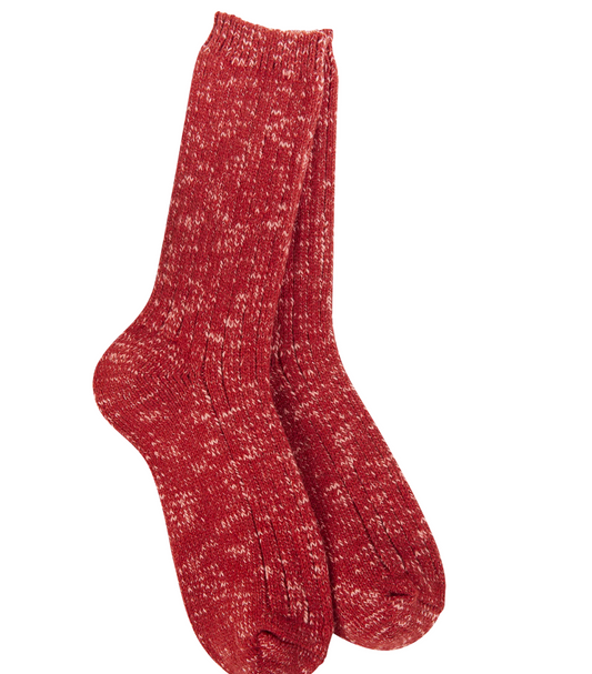 World's Softest Socks Slub Marled Crew