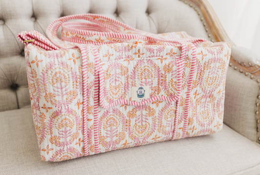 MT Dahlia Large Scalloped Duffel Bag