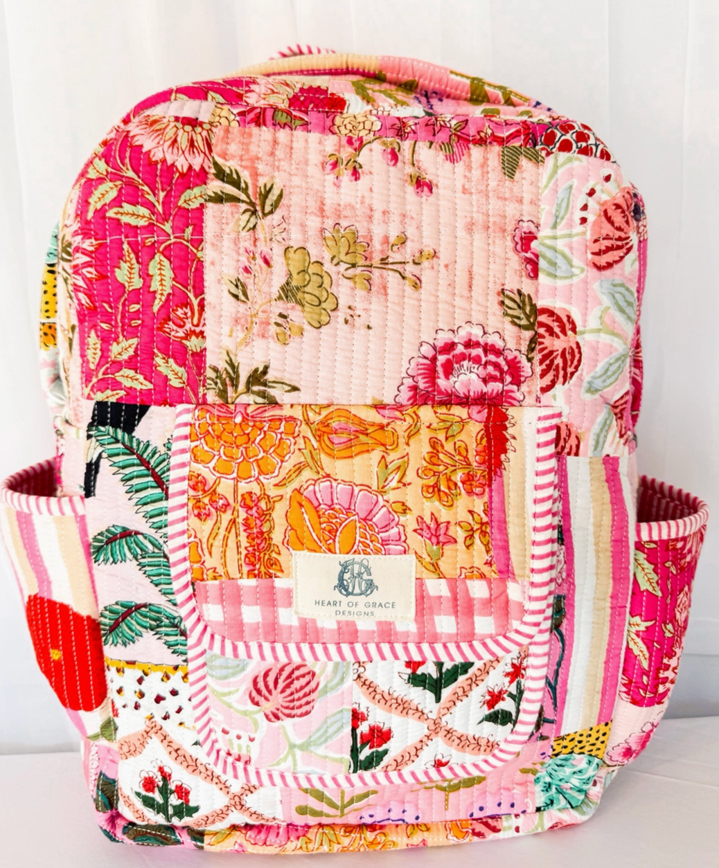 MT Pink City Quilted Backpack